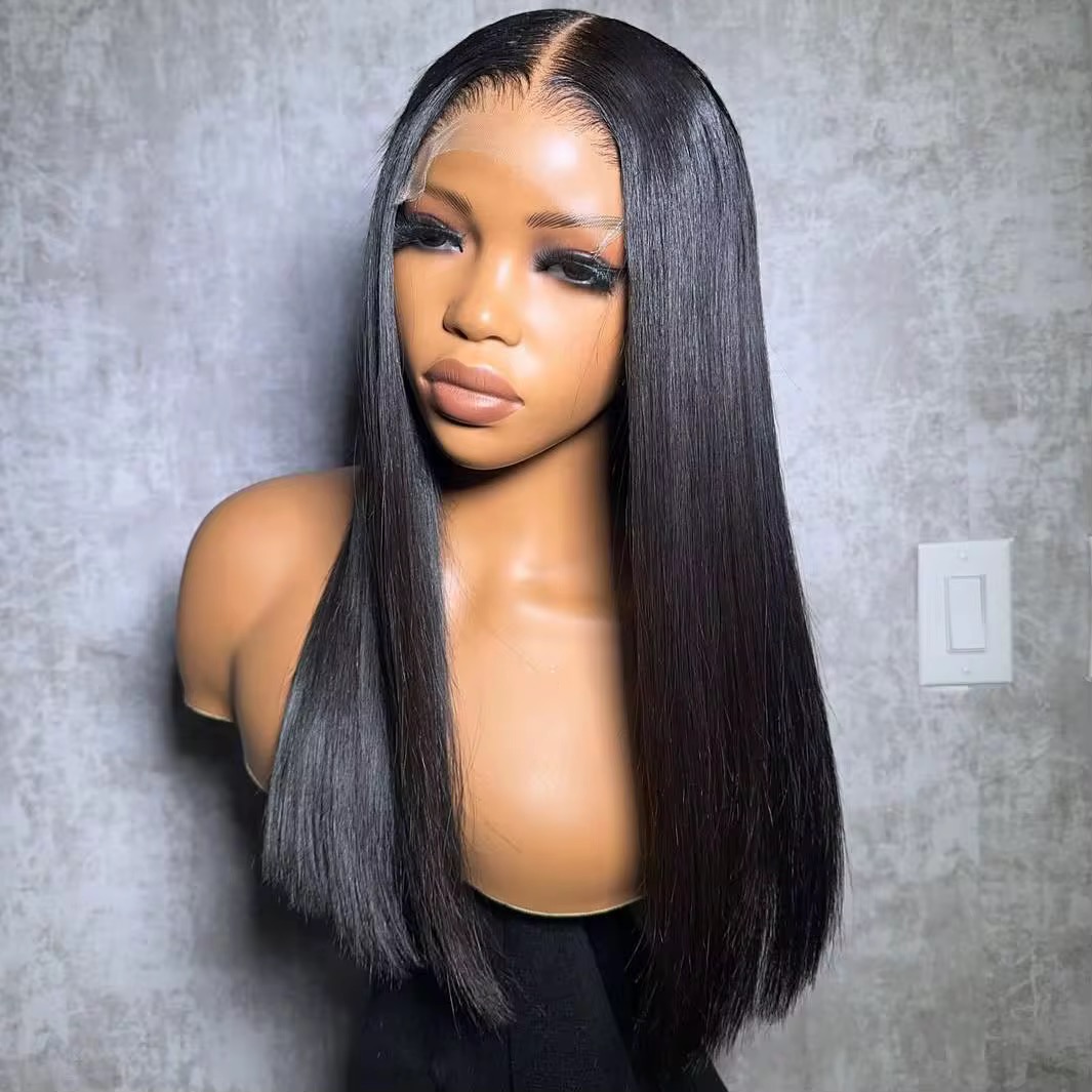 Wholesale 14A HD 5x5 Glueless Full Length Wigs super double drawn 5x5 HD Lace Wigs