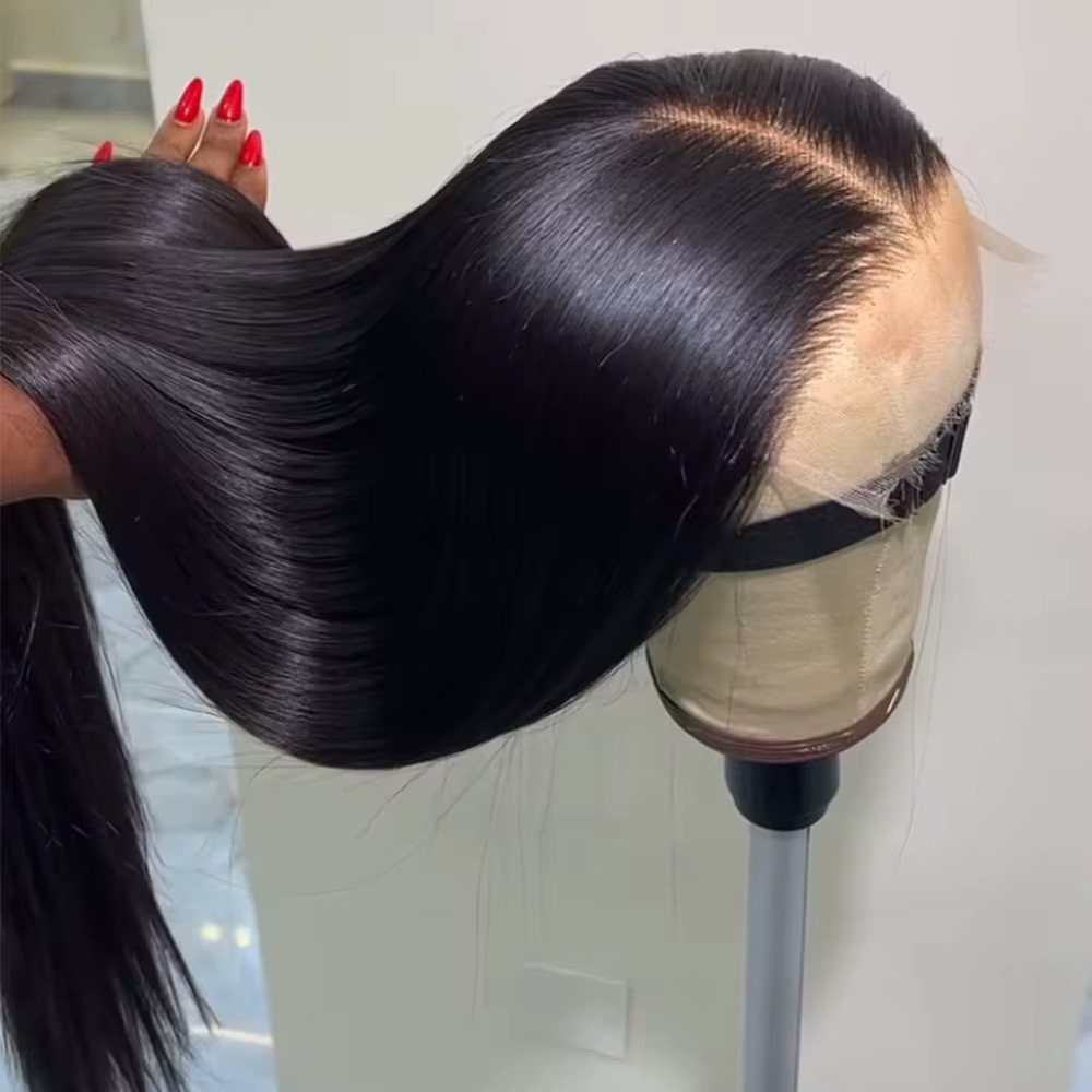Wholesale 14A HD 5x5 Glueless Full Length Wigs super double drawn 5x5 HD Lace Wigs