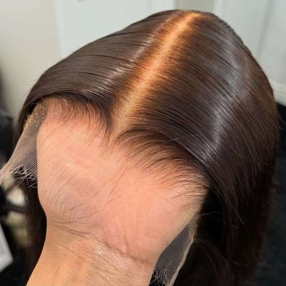 Wholesale 14A HD 13x4 Glueless Wigs super double drawn 13x4 HD Full Frontal Lace Wigs