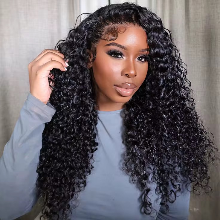 Wholesale 16A Burmese Curly Hair Wig Raw Curly Hair Wig Vendors Glueless Full Lace Frontal Wigs Raw Virgin Hair