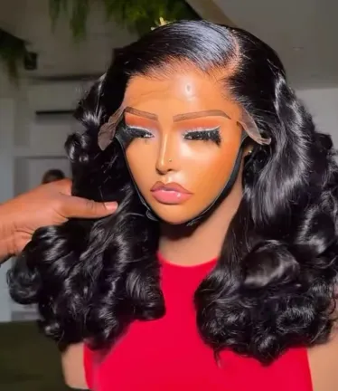 14A super double-drawn Bouncy Curly 20-inch wig