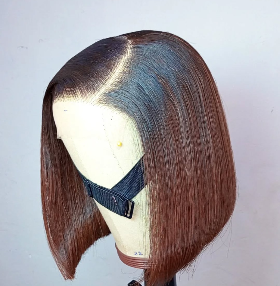 Wholesale Vietnamese Human Hair Wigs Raw Hair Glueless 4x4 & 5x5 Bob Wigs Bone Straight Ombre two tone color