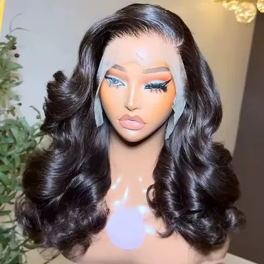 14A super double-drawn Bouncy Curly 20-inch wig