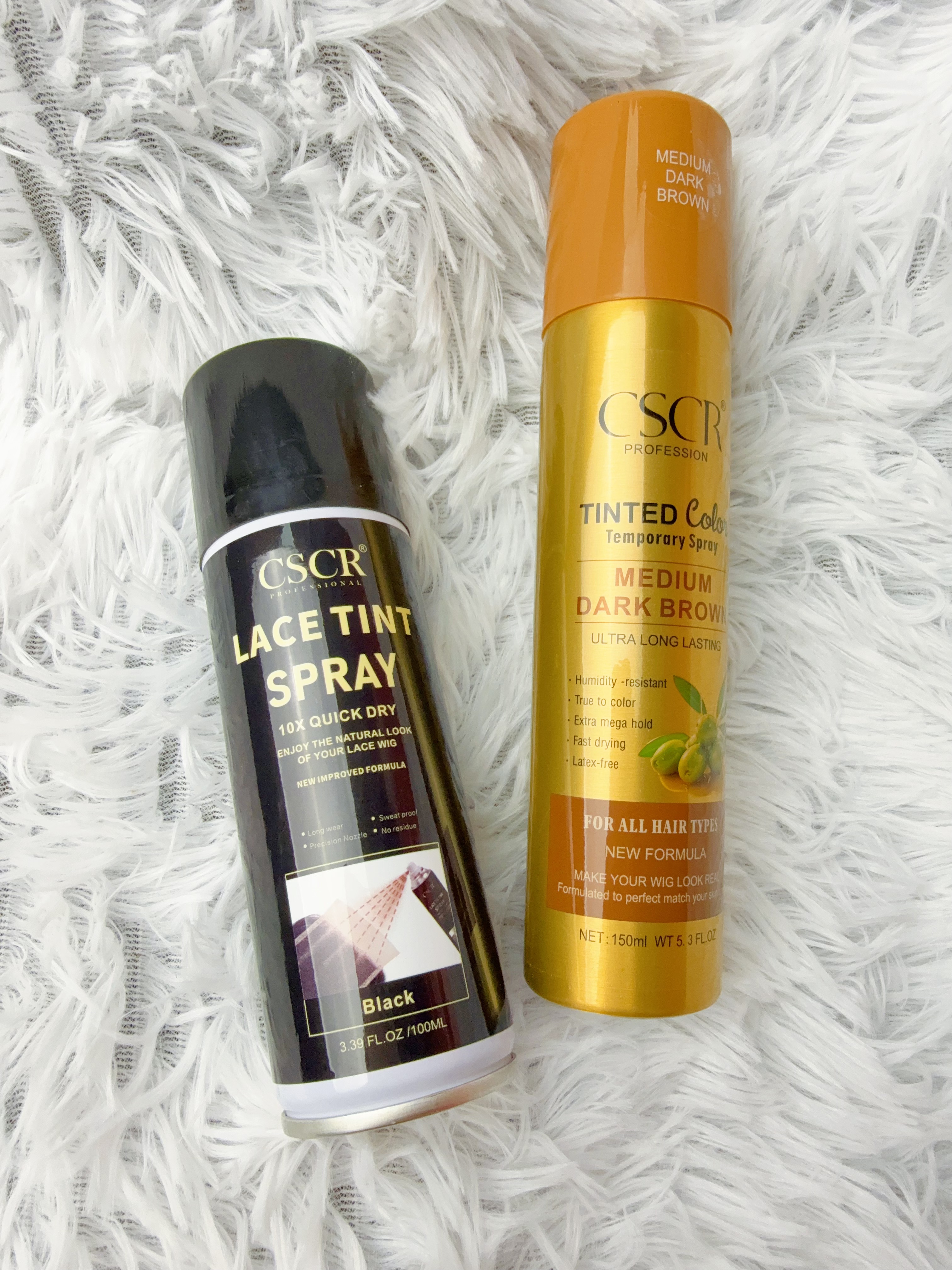 Wholesale CSCR Hair care Lace Tint Spray 