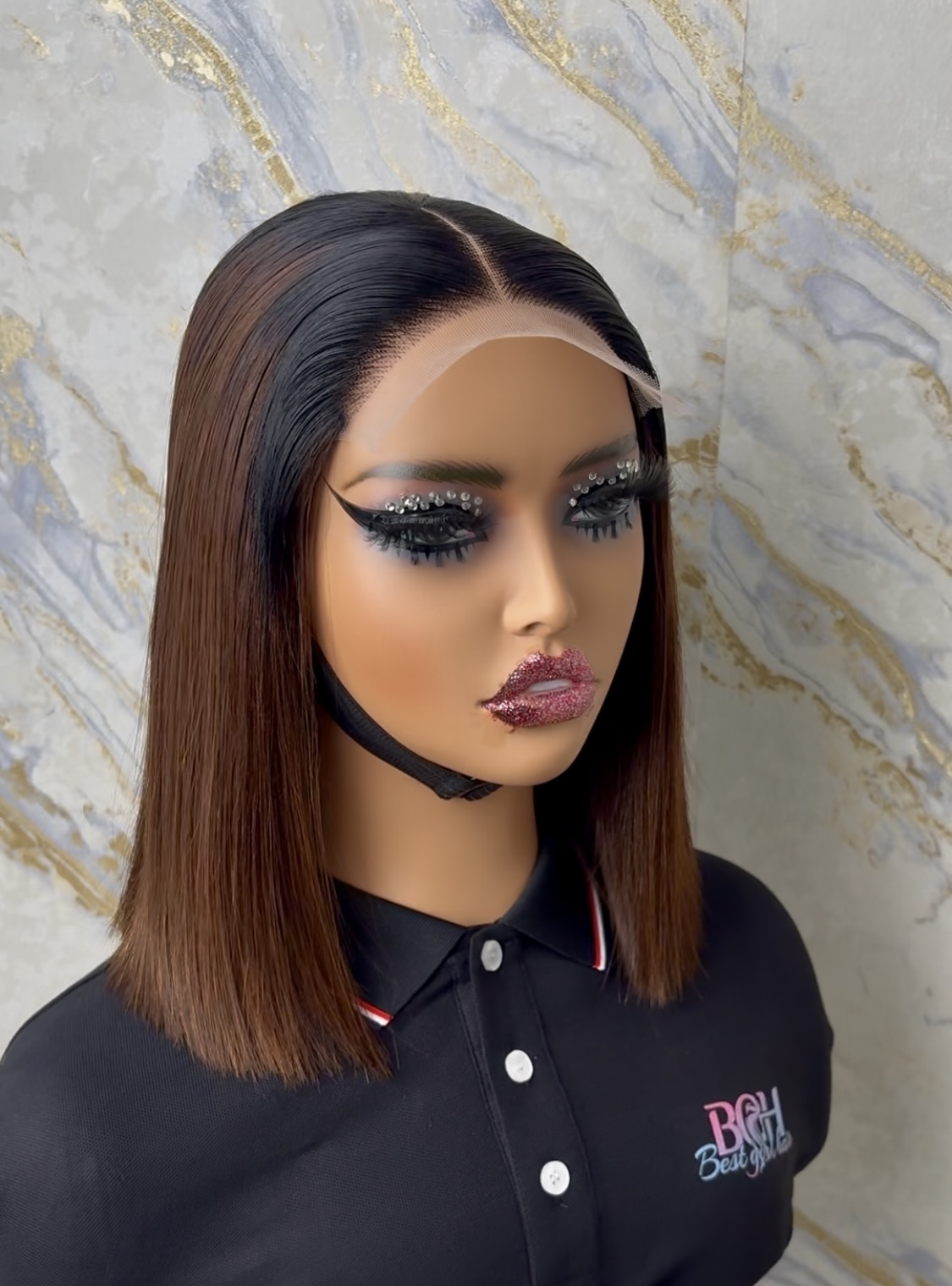 Wholesale Vietnamese Color Bob Wigs Human Hair Wigs Raw Hair Glueless 5x5 Bob Wigs Bone Straight 