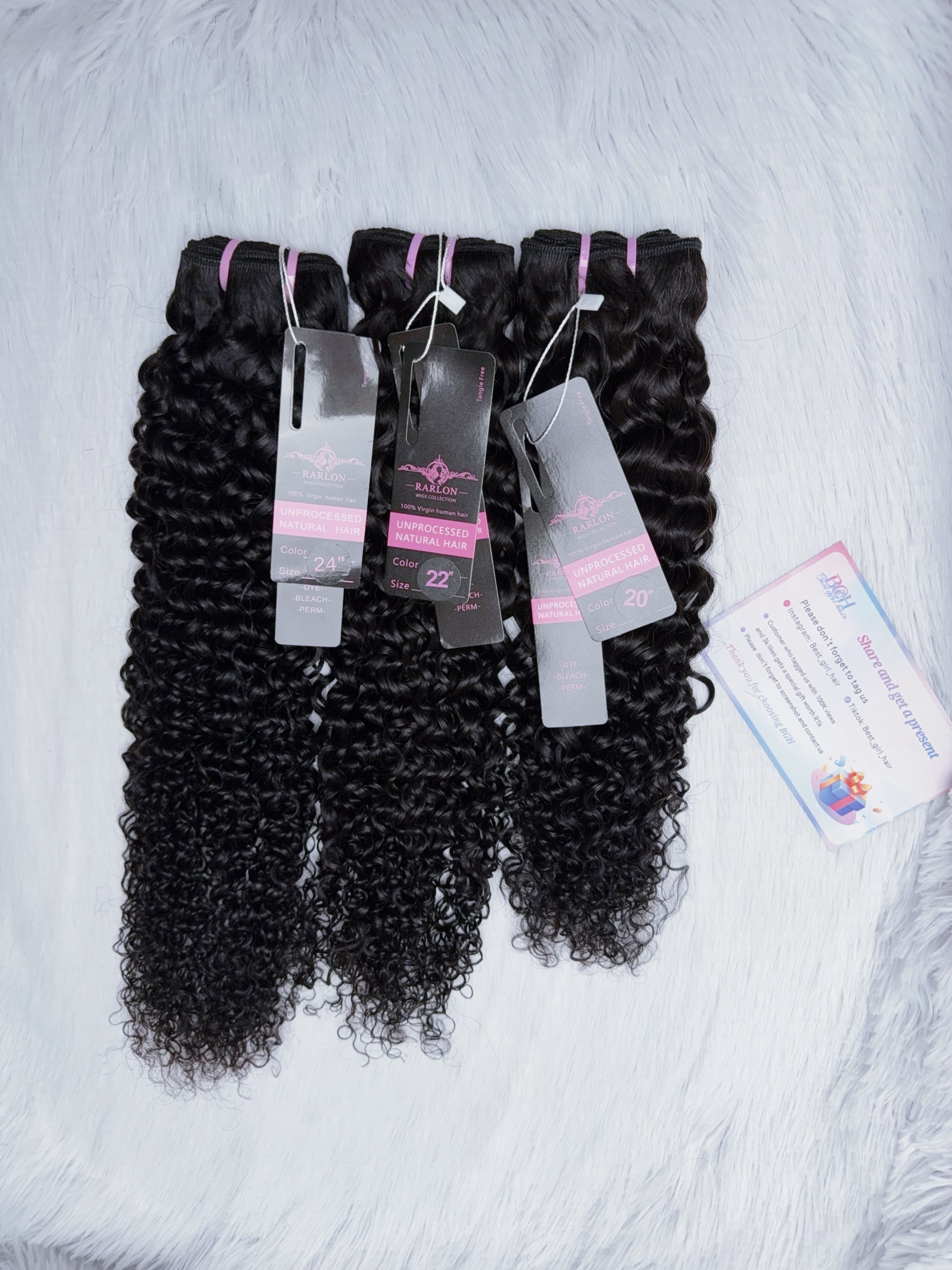 Wholesale Rarlon Hair 13AA Jerry Curly Human Hair Bundles 