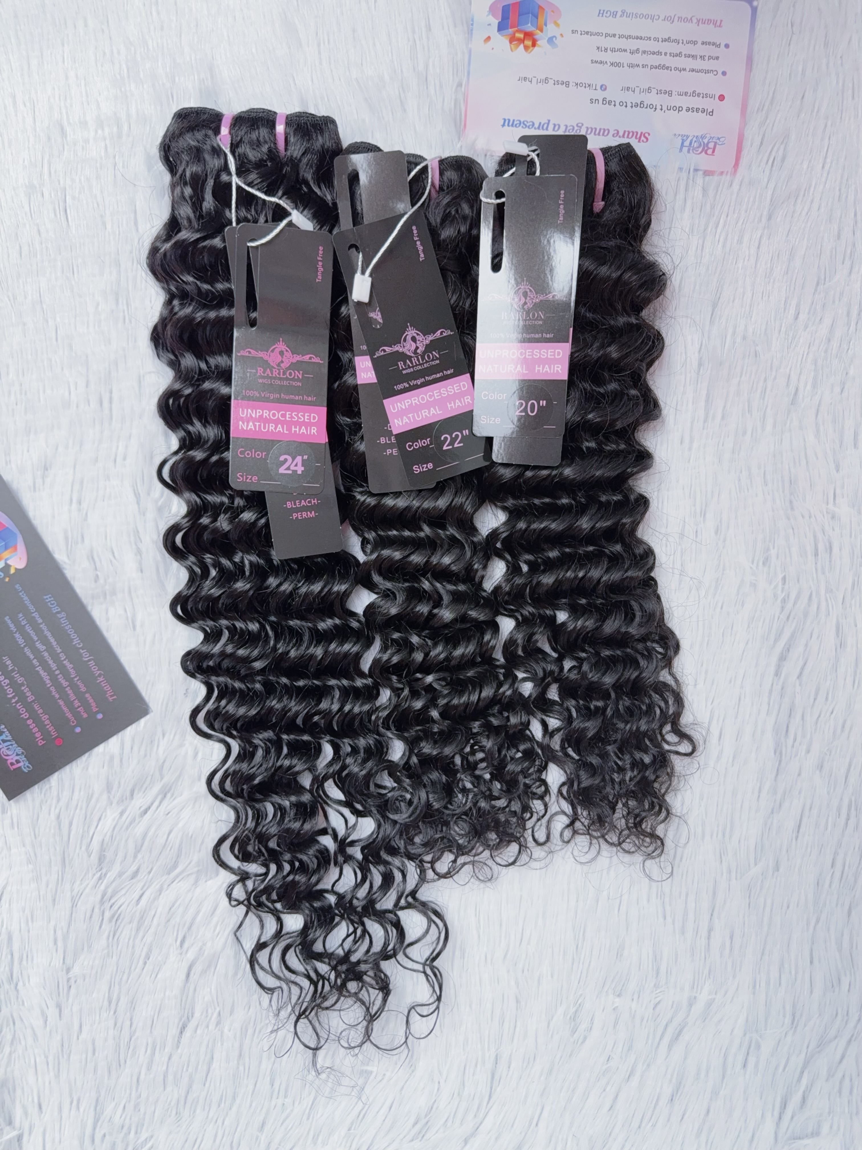 Wholesale Rarlon Hair 13AA Deep Wave Human Hair Bundles 