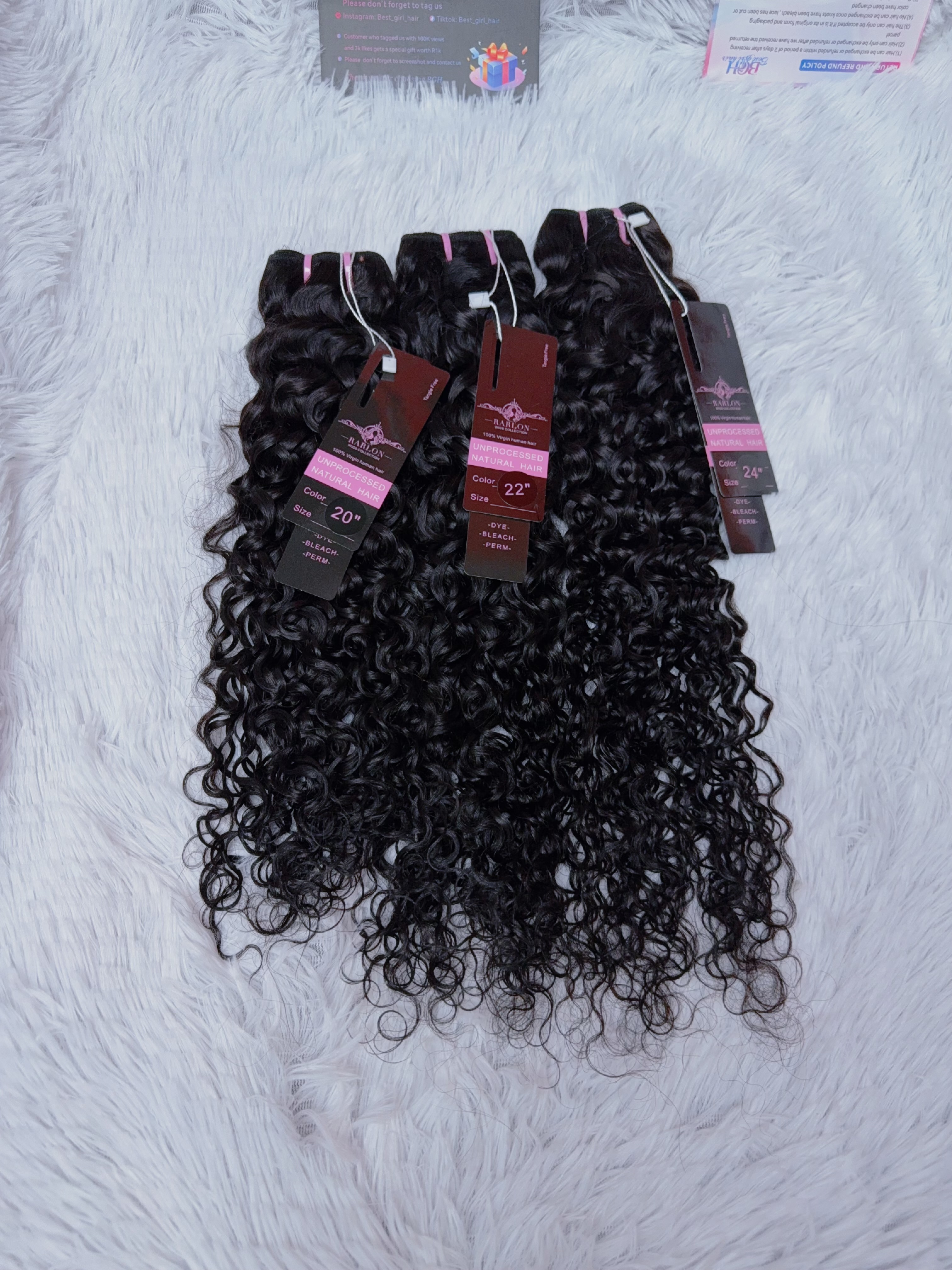 Wholesale Rarlon Hair 13AA Water Curly Human Hair Bundles 