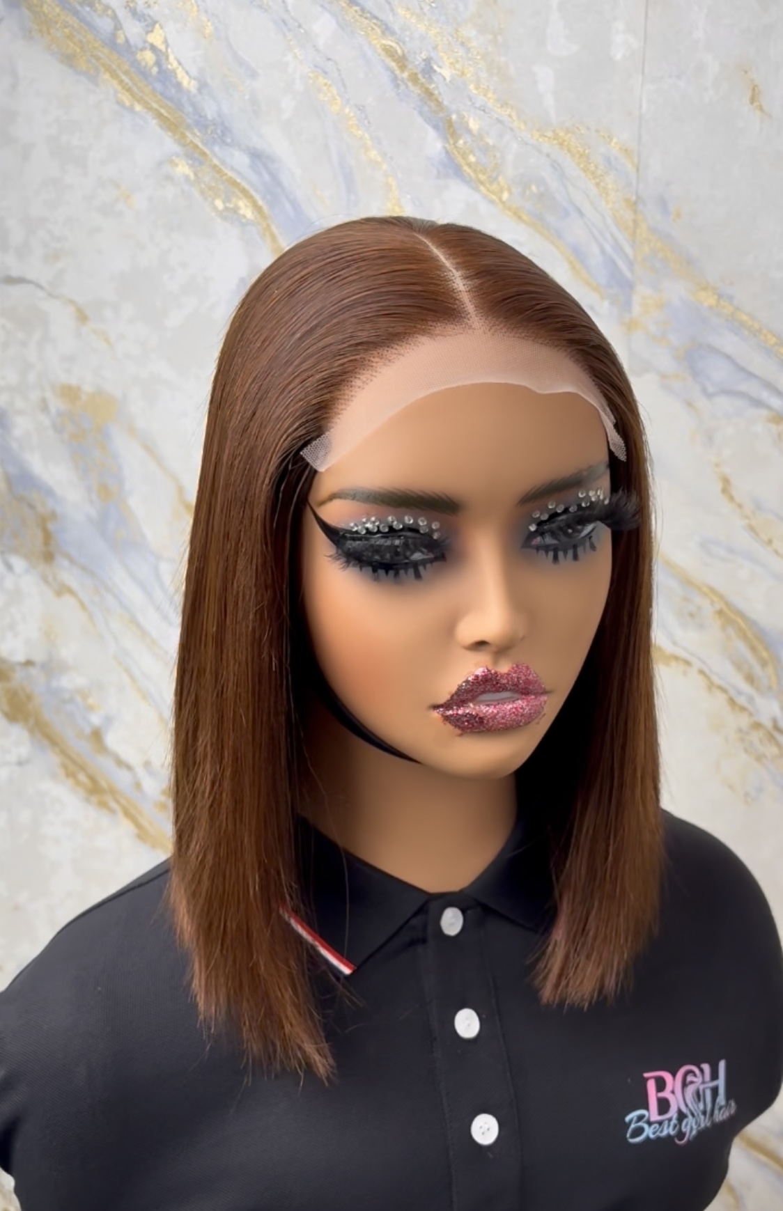 Wholesale Vietnamese Color Bob Wigs Human Hair Wigs Raw Hair Glueless 5x5 Bob Wigs Bone Straight 