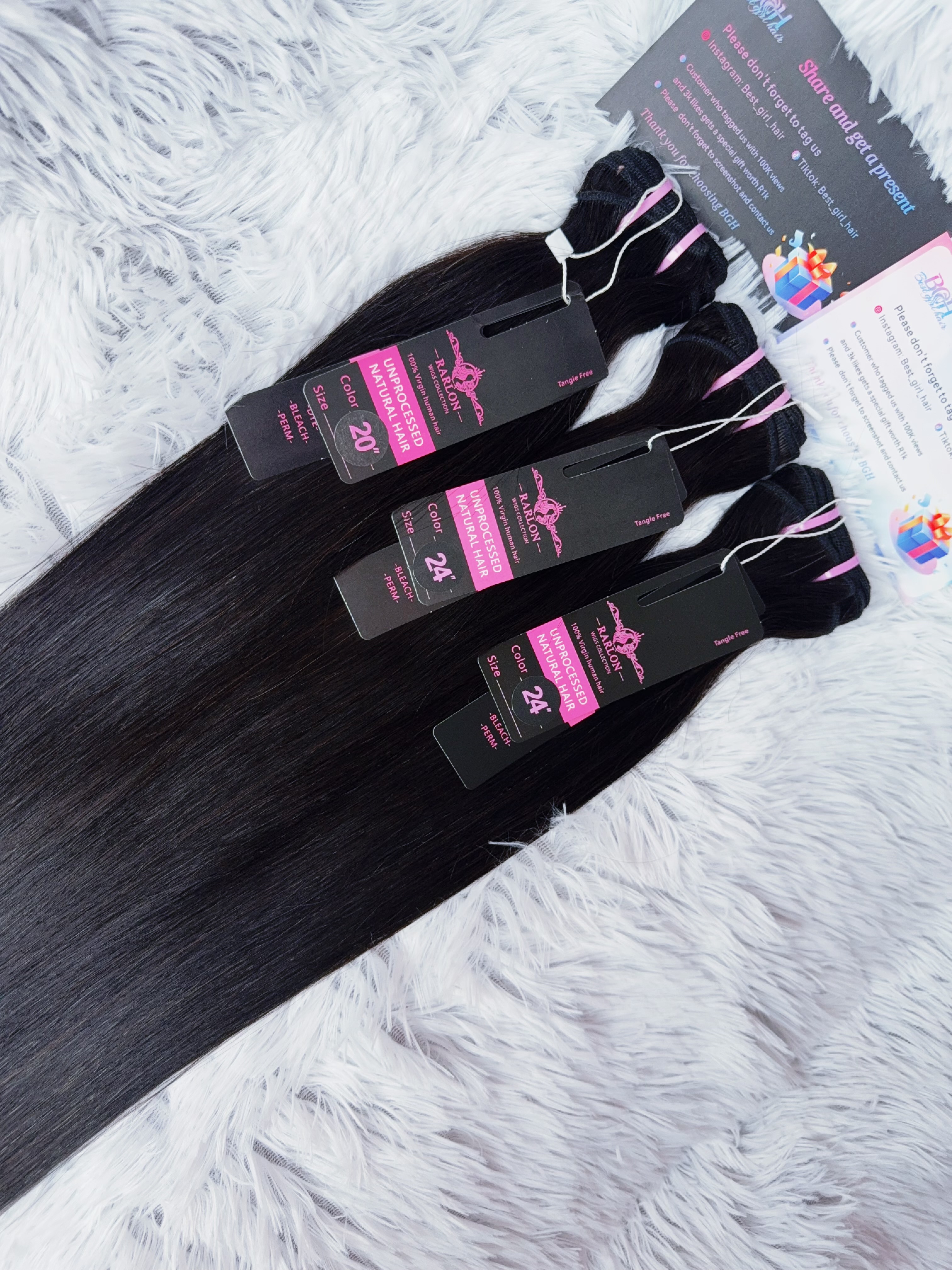 Rarlon Hair 13AA straight human hair bundle
