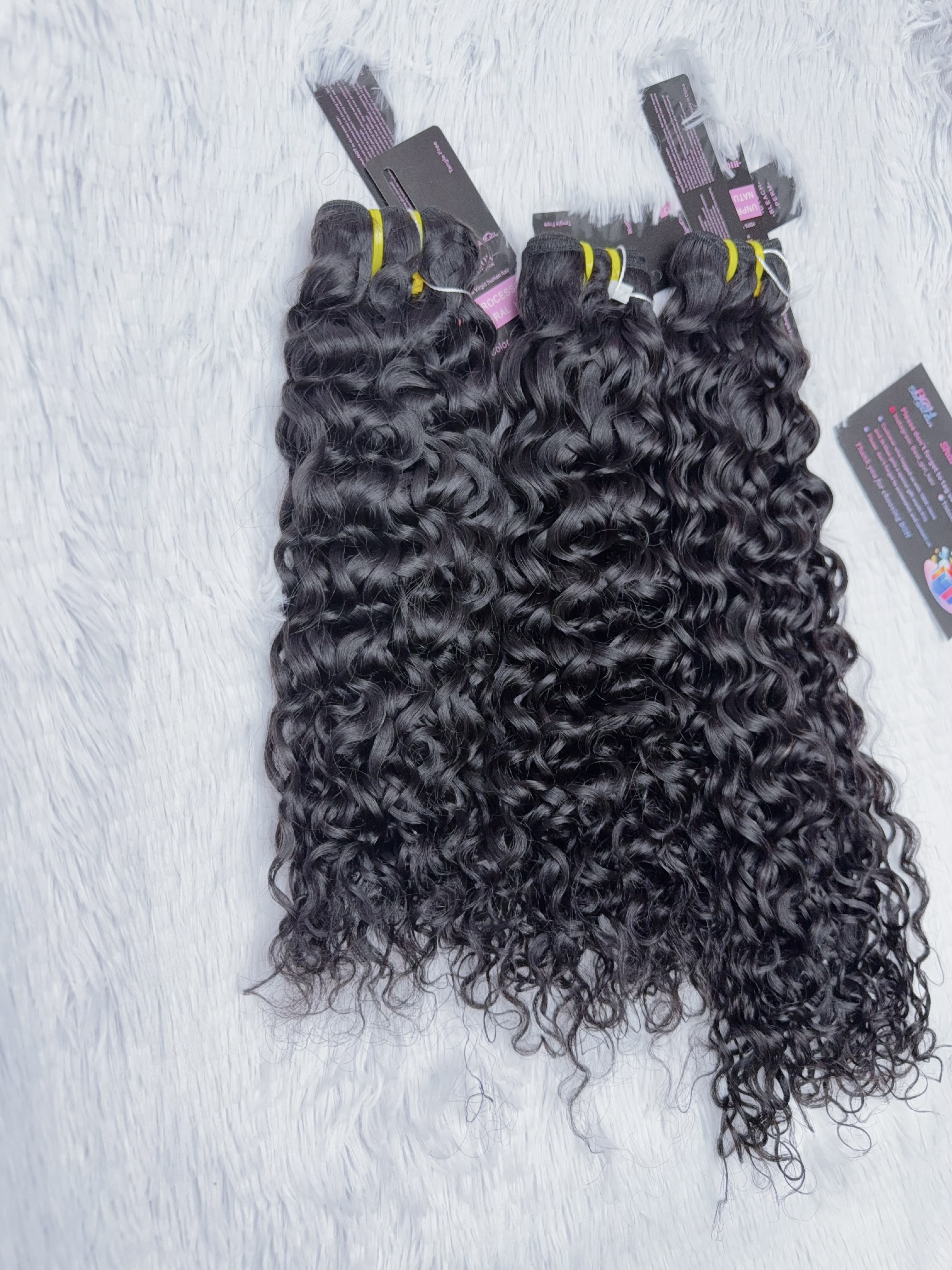 Wholesale Rarlon Hair 14AA Double Drawn Curly Human Hair Bundles