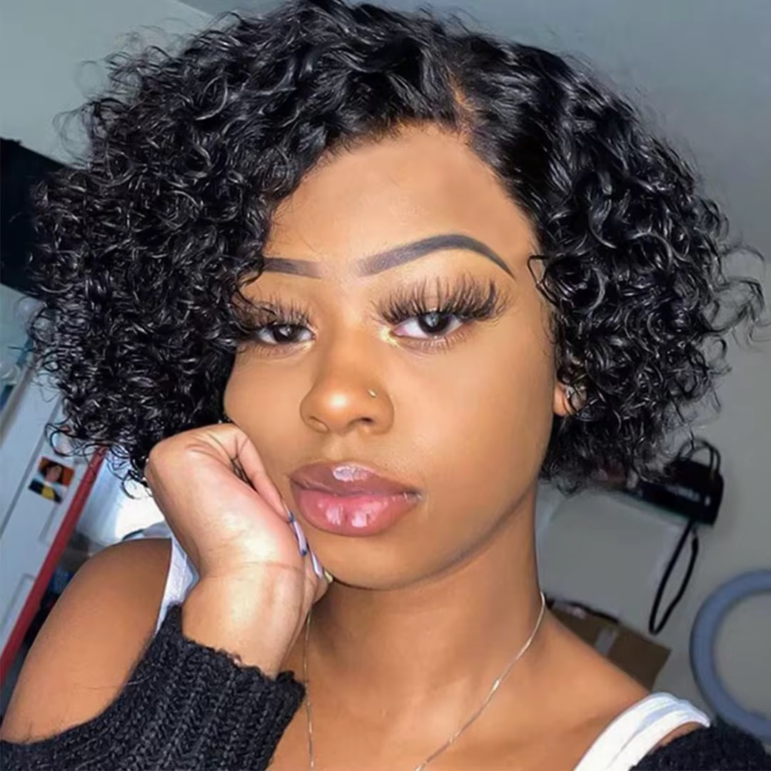 13x4x1 short pixie-cut T-part wig