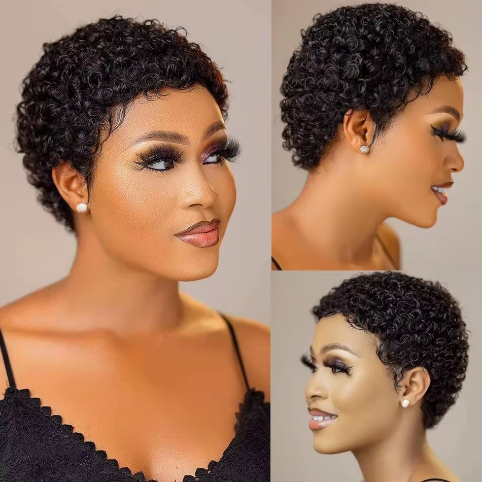 Wholesale Wear and Go Glueless Short Pixie Cut Wigs 