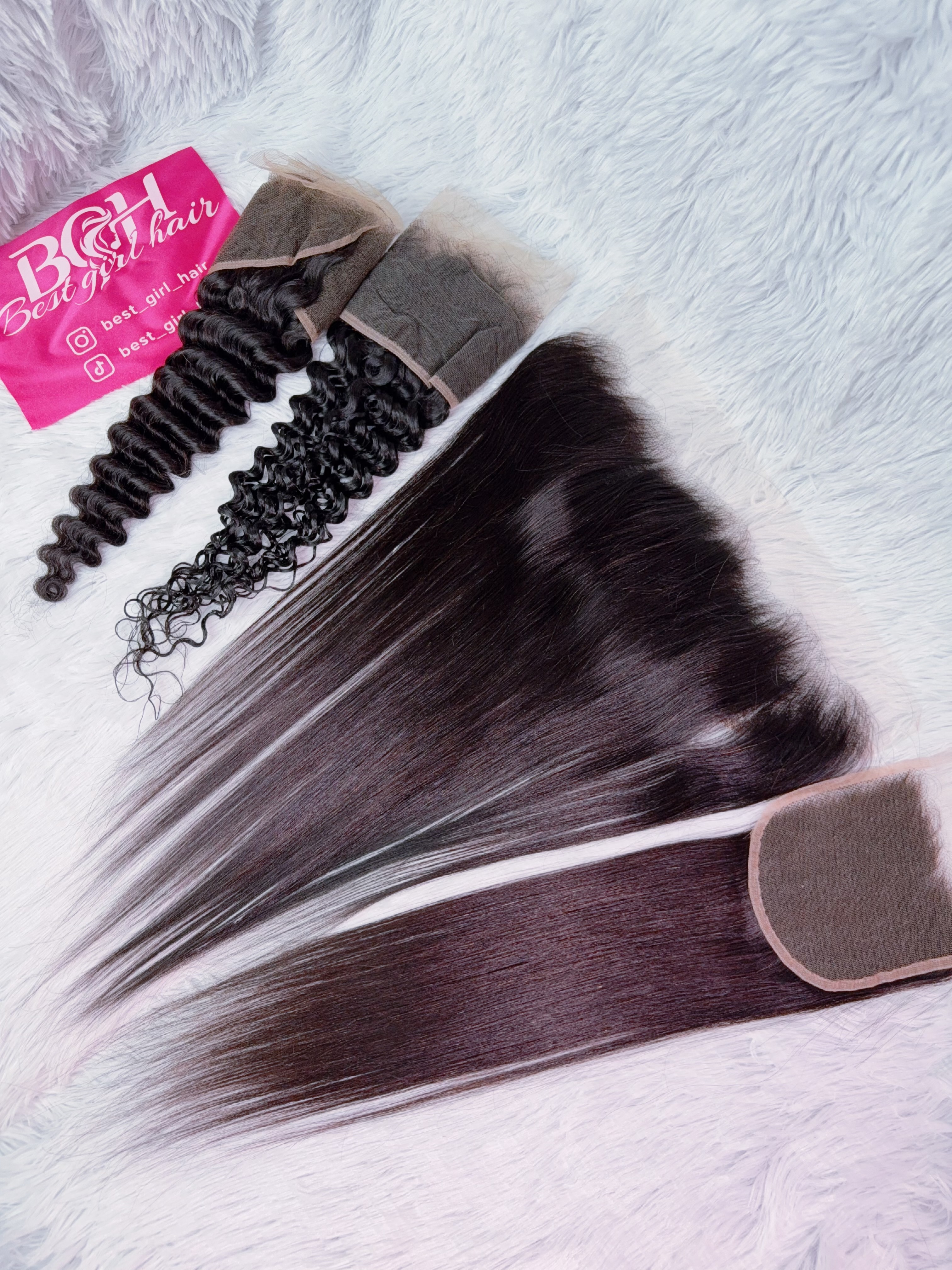 Wholesale Rarlon Hair 14A HD Lace Full Frontal Closure 13x4 & 5x5 HD Lace Closure 