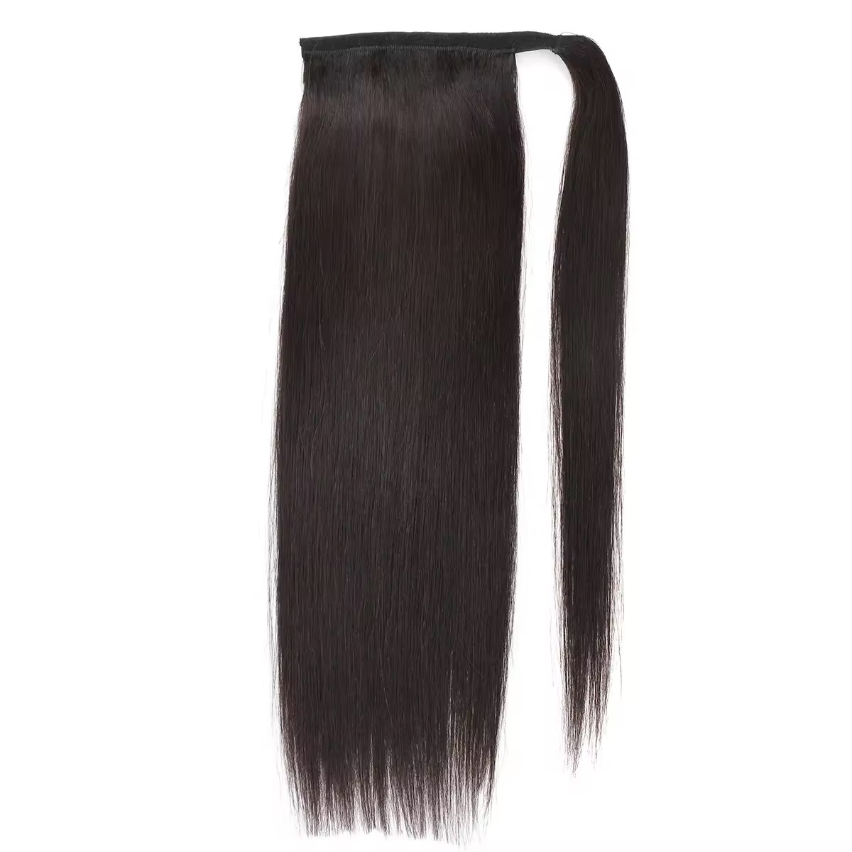 Wholesale Rarlon Hair Ponytail Straight Human Hair With Clip 
