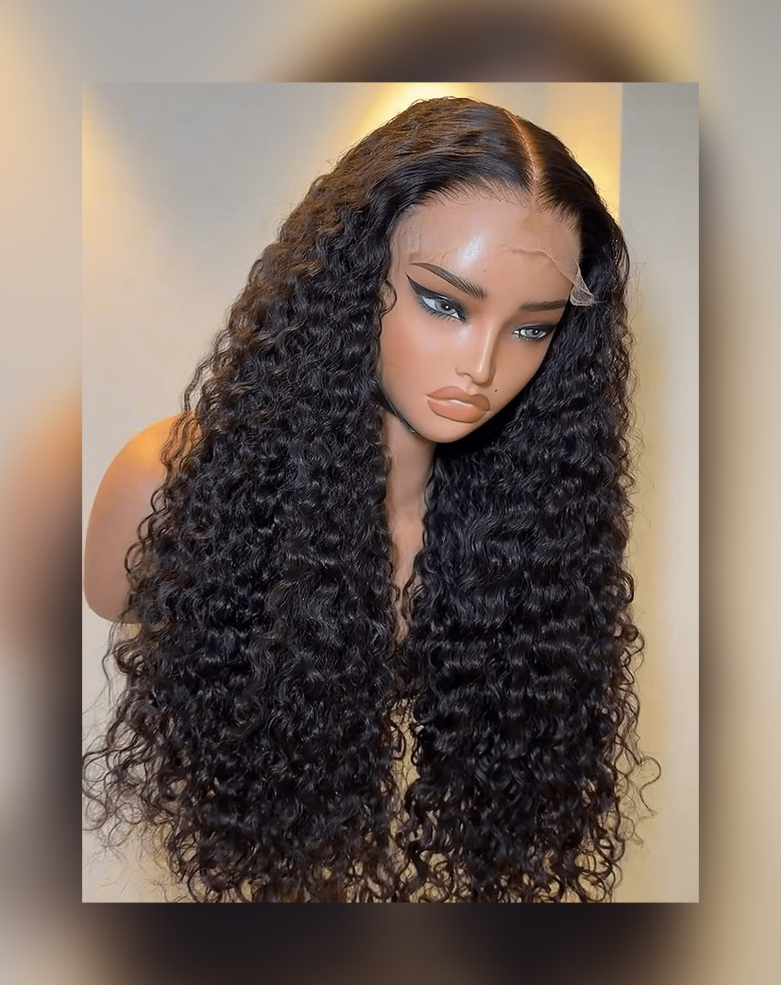 Wholesale 14A Double Drawn 5X5 Glueless Curly Wig Human Hair Gluless 5x5 Natural Color & Color Brown SDD Wig