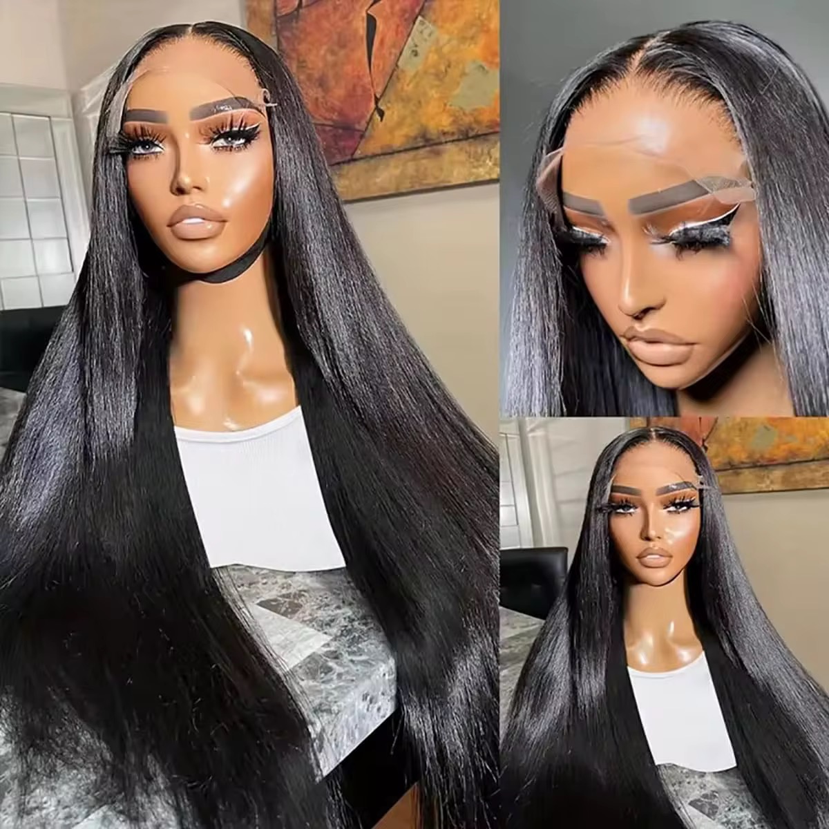 Wholesale 14A Double Drawn 5X5 Glueless Wig Human Hair Gluless 5x5 SDD Wig