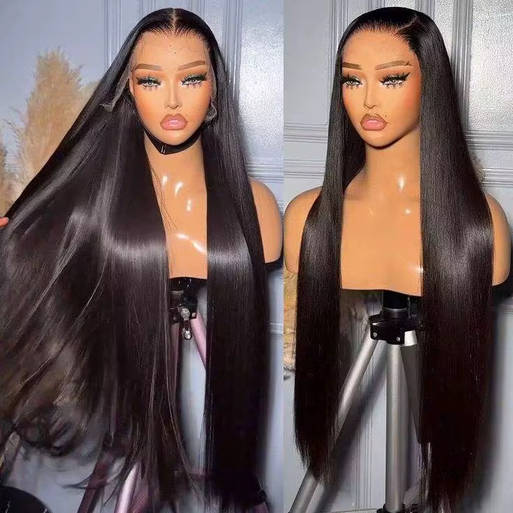 14A double-drawn 13x4 full-frontal lace wig