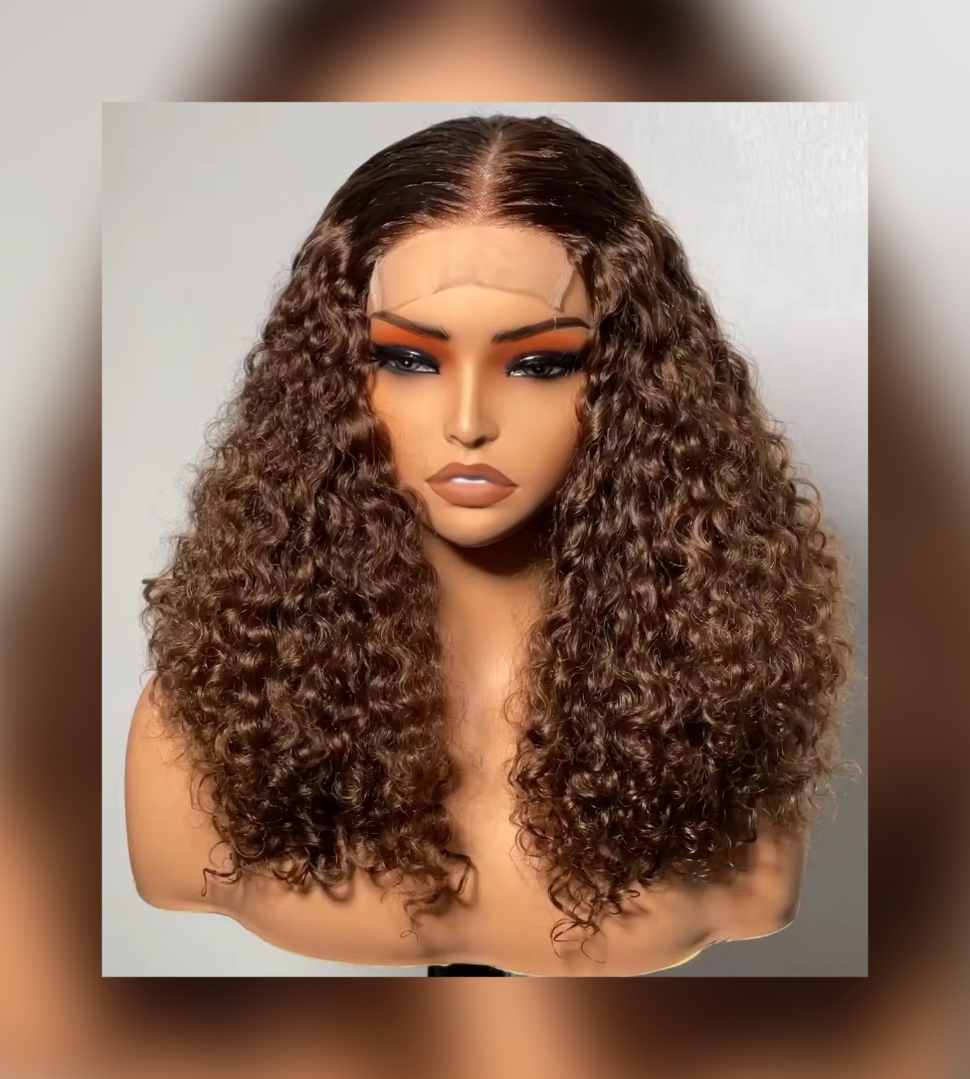 Wholesale 14A Double Drawn 5X5 Glueless Curly Wig Human Hair Gluless 5x5 Natural Color & Color Brown SDD Wig