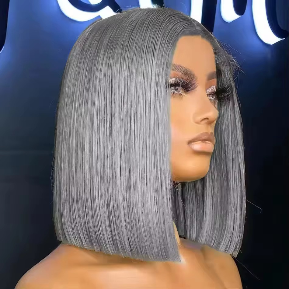 Wholesale Glueless Colors Bob Wigs 2x6 Lace Closure Wigs Human Hair Vietnamese Colors Bob Hair Silky Straight Human Hair Bob Wig