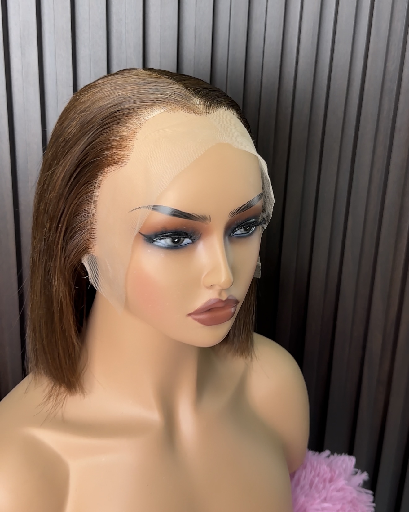 Wholesale 15A Vietnamese M Lagos Hairline13x4 frontal Bob Wig Full Frontal 13x4 Virgin Hair Bob Wigs Color 1B & #4 &1B/33