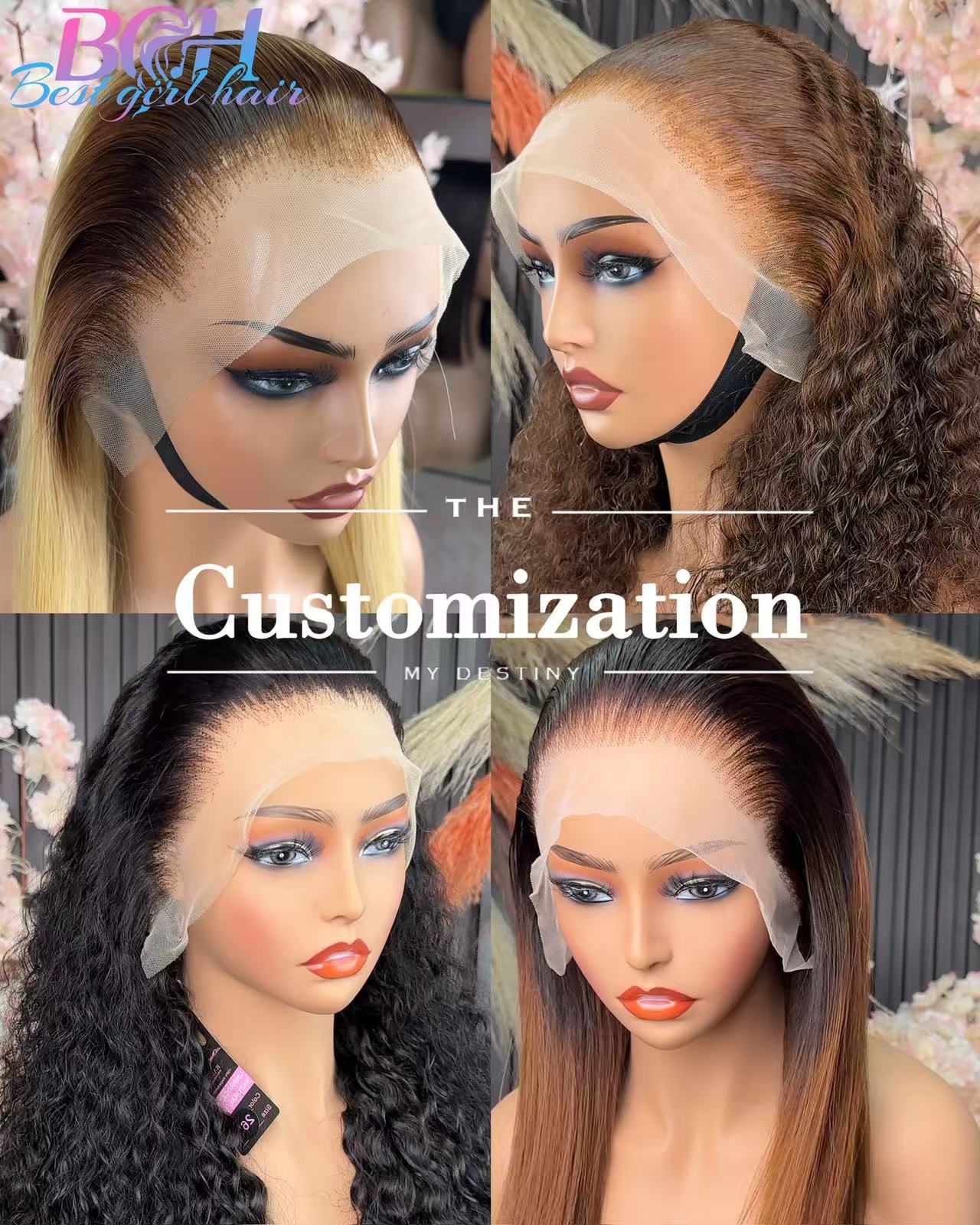 Services- Lace Wig Customization / Prepluck & Bleaching Knots
