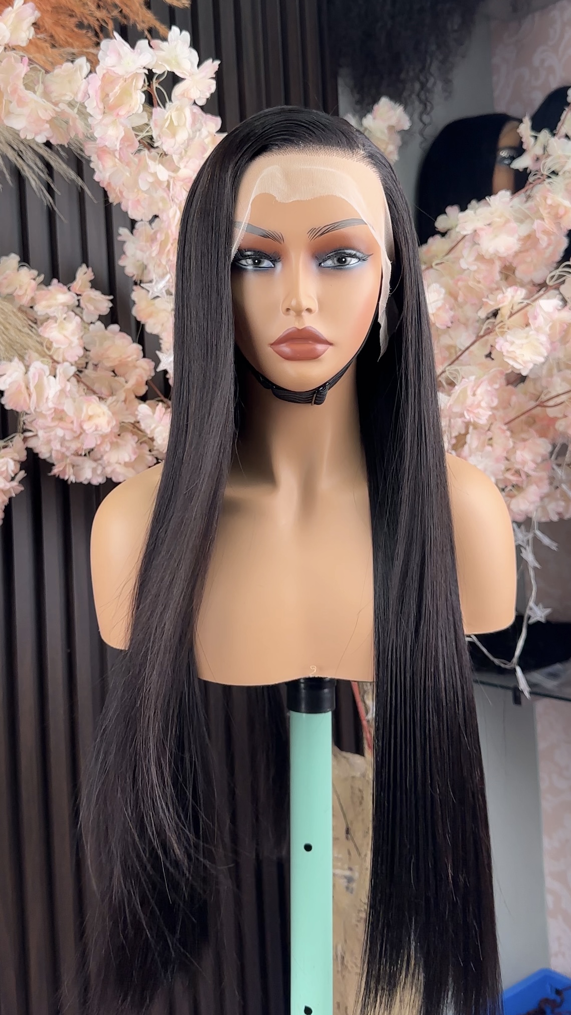 Wholesale 15A Vietnamese 5x5 & 13x4 Glueless Wig Long Glueless Bone Straight Natural Color Wig