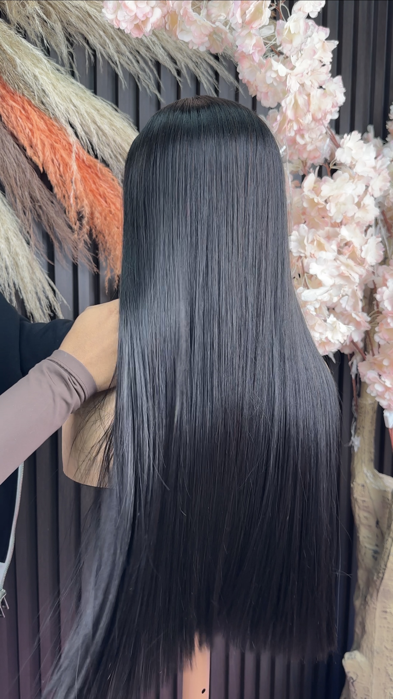 Wholesale 15A Vietnamese 5x5 & 13x4 Glueless Wig Long Glueless Bone Straight Natural Color Wig