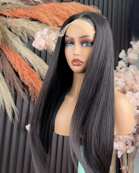 Wholesale 13A Vietnamese 5X5 HD Glueless Long Wigs 5x5 Vietnamese 13A Glueless HD Lace Wigs